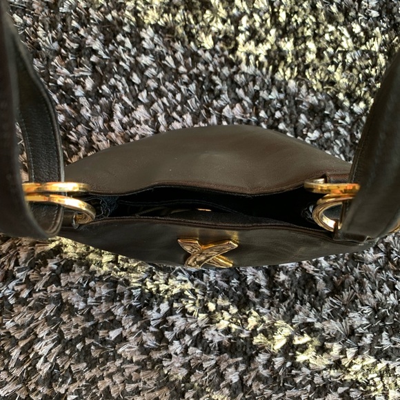 Vintage Paloma Picasso Black Leather Bag - Picture 7 of 8